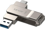 Lexar D40E 128GB Dual USB-A & USB-C Flash Drive