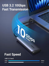 UGREEN M.2 NVMe SSD Enclosure – 10Gbps USB 3.2 Gen 2