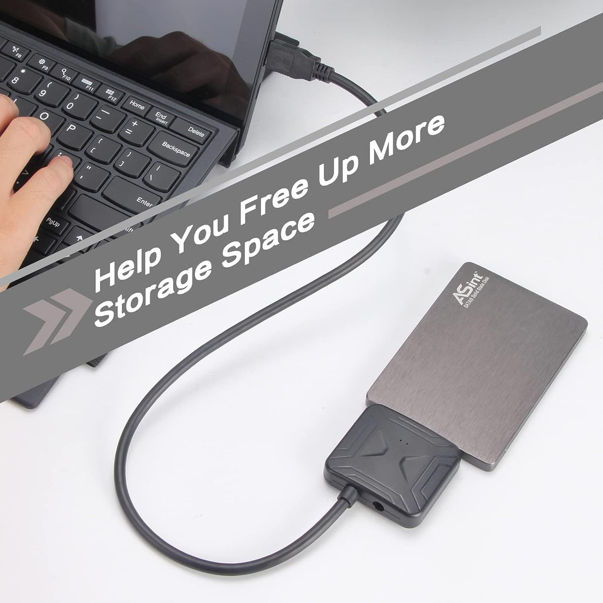 VCOM SATA to USB 3.0 Adapter for 2.5" & 3.5" HDD/SSD