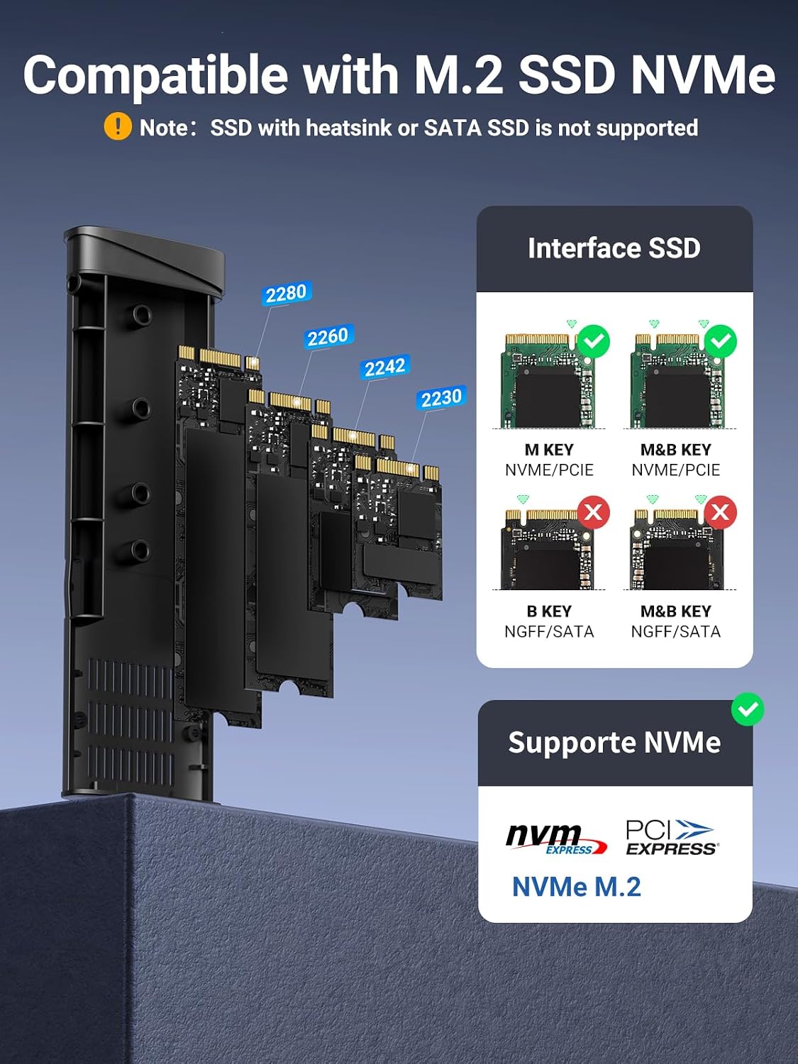 UGREEN M.2 NVMe SSD Enclosure – 10Gbps USB 3.2 Gen 2