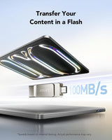 Lexar D40E 128GB Dual USB-A & USB-C Flash Drive