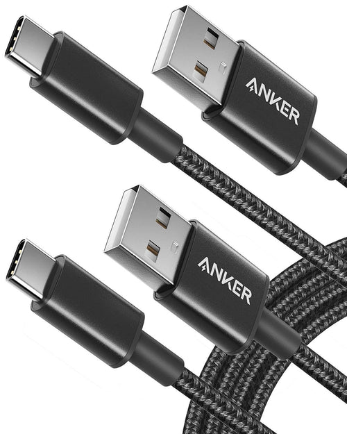 Anker USB-A to USB-C nylon braided cable 2-pack