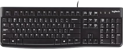 Logitech K120 full-size wired USB keyboard